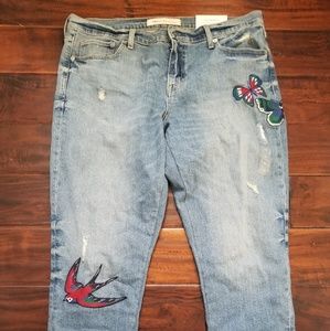 Gap Authentic Best Girlfriend Jeans Patches